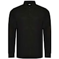 Miniatyrbild 1 av 2: PRORTX Herr Långärmad Poloskjorta XXL Svart Black XXL