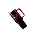Miniatyrbild 3 av 3: Deadpool Symbol 1.1L Resemugg One Size Svart/Röd/Vit Black/Red/White One Size