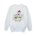 Miniatyrbild 1 av 3: Scooby Doo Pojkar Jul Klockor Sweatshirt 3-4 År Vit White 3-4 Years