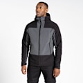 Miniatyrbild 3 av 4: Craghoppers Expert Softshell Hooded Active Soft Shell Jack för män Carbon Grey/Black M