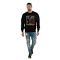 Miniatyrbild 4 av 5: A Nightmare On Elm Street Herr Jul Fair Isle Sweatshirt L Black L