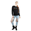 Miniatyrbild 4 av 5: Ready Player One Dam/Kvinnor 8-Bit Scoreboard Sweatshirt XL B Black XL