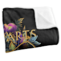 Miniatyrbild 3 av 6: Harry Potter Hogwarts Blommig Filt One Size Flerfärgad Multicoloured One Size