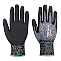 Miniatyrbild 2 av 2: Portwest Unisex Vuxen AP18 - SG Cut C15 Nitril SkyddsHandskar ( Blue/Black 7