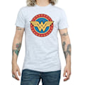 Miniatyrbild 3 av 5: Wonder Woman Mens Logo T-Shirt L Sports Grey Sports Grey L