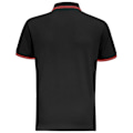 Miniatyrbild 2 av 3: Asquith & Fox Klassisk passform Tipped Poloskjorta M Svart/ Röd Black/ Red M