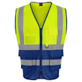 Miniatyrbild 1 av 2: Pro RTX Hög synlighet Unisex Vuxen Executive Väst L Roy Royal Blue/Hi Vis Yellow L