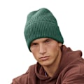 Miniatyrbild 3 av 3: Beechfield Unisex Vuxen Cuffed Oversized Beanie One Size Marine Marine Green One Size