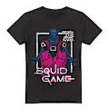 Miniatyrbild 1 av 6: Squid Game Herr Front Man & Vakter T-Shirt M Svart Black M
