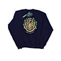 Miniatyrbild 1 av 6: Harry Potter Julkrans Sweatshirt för Herr XL Marinblå Navy Blue XL