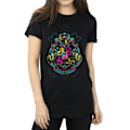 Miniatyrbild 5 av 6: Harry Potter Dam/Damer Hogwarts Crest Bomull Boyfriend T-Sh Black XL