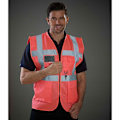 Miniatyrbild 2 av 2: Yoko Unisex Vuxen Executive Hi-Vis Väst S Rosa Pink S