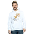 Miniatyrbild 2 av 3: Tom And Jerry Herr Ägg Run Hoodie 4XL Vit White 4XL