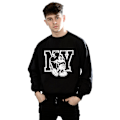 Miniatyrbild 2 av 5: Disney Herr Mickey Mouse NY Kicking Sweatshirt XL Svart Black XL