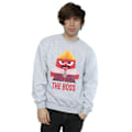 Miniatyrbild 2 av 5: Inside Out Mens The Boss Anger Sweatshirt S Sports Grey Sports Grey S