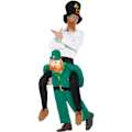 Miniatyrbild 4 av 4: Smiffys Unisex Vuxen Leprechaun St Patricks Day Ryggsäckskostym Green One Size