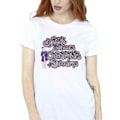 Miniatyrbild 3 av 4: Willy Wonka Dam/Damer Drömmare Text Bomull Boyfriend T-Shir White M