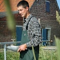 Miniatyrbild 2 av 2: Sioen Unisex Vuxen Bandung Flexothane Hängselbyxa M K Khaki Green M
