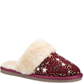 Miniatyrbild 1 av 3: Hush Puppies Dam/Dam Arianna Stars Mocka Suede Tofflor 6 UK Bu Burgundy 6 UK