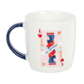 Miniatyrbild 1 av 2: Something Different Hans Lordskap Spelkort Mugg One Size Vit White/Red/Blue One Size