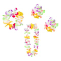 Miniatyrbild 1 av 4: Boland Hawaiianskt kostymtillbehör Set En Storlek Flerfärgad Multicoloured One Size