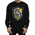 Miniatyrbild 4 av 6: Harry Potter Herr Hufflepuff Crest Flat Sweatshirt M Svart Black M