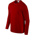 Miniatyrbild 4 av 5: Gildan Herr Soft Style Långärmad T-shirt M Röd Red M