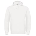 Miniatyrbild 1 av 3: B&C Unisex Vuxen Tröja med Huva/Hoodie XS Vit White XS