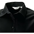 Miniatyrbild 3 av 3: Russell Collection Dam/Kvinnors Långärmad Easy Care Oxford S Black L