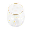 Miniatyrbild 2 av 3: Something Different Spring Time Daisy Fotprydnad Vinglas En Storlek White/Yellow One Size