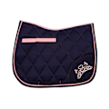 Miniatyrbild 1 av 4: Little Rider The Princess And The Pony Hästsadelpad Pony/Cob Navy/Peach Pony/Cob
