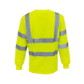 Miniatyrbild 2 av 2: Yoko Hi-Vis långärmad T-shirt unisex för vuxna 3XL gul Yellow 3XL