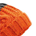 Miniatyrbild 2 av 3: Beechfield Unisex Vuxen Apres Cuffed Beanie One Size Orange/Grå Orange/Graphite Grey One Size
