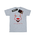 Miniatyrbild 1 av 5: It Dam/Damer Pennywise Float Bomull Boyfriend T-Shirt 3XL S Sports Grey 3XL