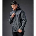 Miniatyrbild 2 av 2: Stormtech Mens Epsilon 2 Twill Hooded Soft Shell Jacket L Charc Charcoal L