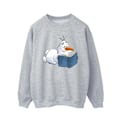 Miniatyrbild 1 av 3: Disney Herr Frozen Olaf Läsning Sweatshirt XL Sports Grey Sports Grey XL