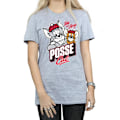 Miniatyrbild 3 av 5: Tom And Jerry Damkläder/Dam Posse Cat Bomull Boyfriend T-shirt Sports Grey XXL