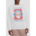 Miniatyrbild 4 av 4: Spider-Man Unisex Vuxen Peter Parker Randig Sweatshirt XXL Whi White XXL