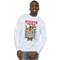 Miniatyrbild 2 av 4: Netflix Mens Stranger Things Jul Affisch Sweatshirt L Vit White L