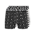 Miniatyrbild 1 av 5: Crosshatch Gridline Boxerkalsonger för män (3-pack) S Gråmelerad Grey Marl S