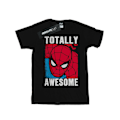 Miniatyrbild 1 av 3: Spider-Man Dam/Damer Helt Fantastisk Bomull Pojkvän T-shirt Black L