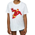 Miniatyrbild 3 av 5: Marvel Girls Iron Man Enkel Bomull T-shirt 9-11 År Vit White 9-11 Years