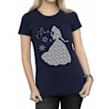 Miniatyrbild 3 av 5: Disney Princess Damkläder/Dam Belle Jul Silhouette Bomull Navy Blue L