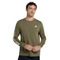 Miniatyrbild 4 av 5: Animal Mens Tommy Back Print Organic Long-Sleeved T-Shirt M Kha Khaki Green M