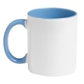 Miniatyrbild 2 av 2: MidOcean Sublimcoly Tvåfärgad Sublimeringsmugg 300ml One Size Whi White/Blue One Size