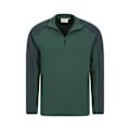 Miniatyrbild 3 av 5: Mountain Warehouse Ashbourne II Halvzip Fleece Top XS Khaki Khaki Green XS