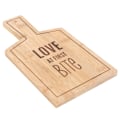 Miniatyrbild 3 av 3: Something Different Love At First Bite Bambuskärbräda På Brown One Size