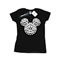 Miniatyrbild 1 av 3: Disney Dam/Kvinnor Mickey Mouse Huvud Av Ögon Bomull T-Shirt X Black XXL