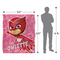 Miniatyrbild 5 av 6: PJ Masks Ugglis Filt One Size Vit White One Size