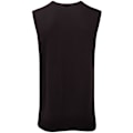 Miniatyrbild 2 av 4: Russell Collection Herr V-hals Sleevless Stickad Pullover Topp / Charcoal Marl L